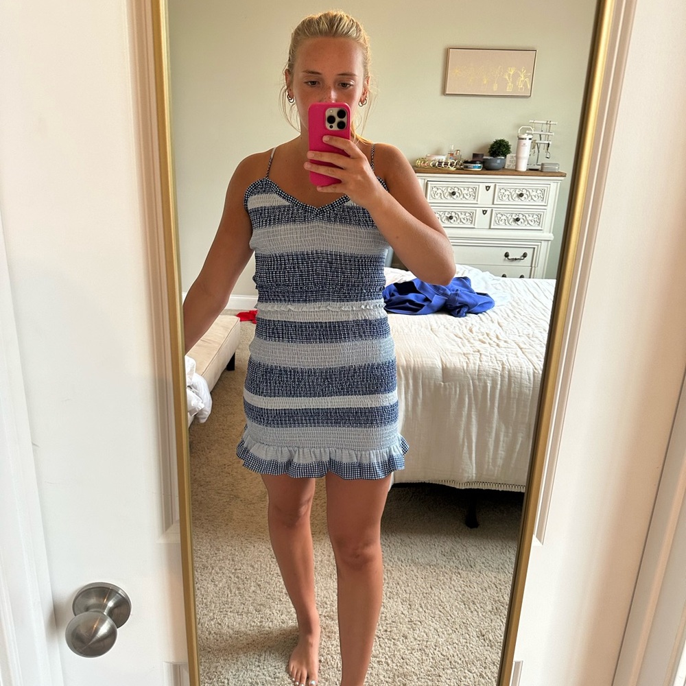Blue fitted dress, bought from dillards